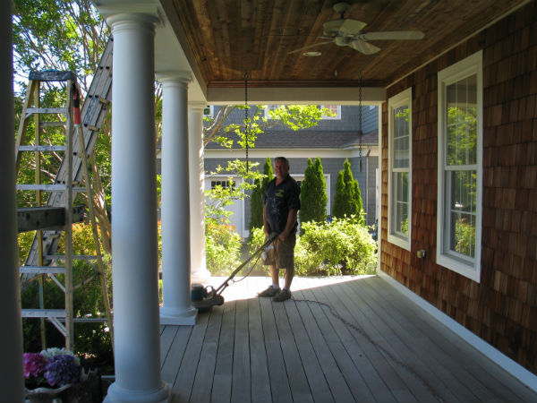 Cedar Home Exterior Cleaning, Softwashing and Restoraton Project - Rehoboth Beach | Lamb's Custom Painting