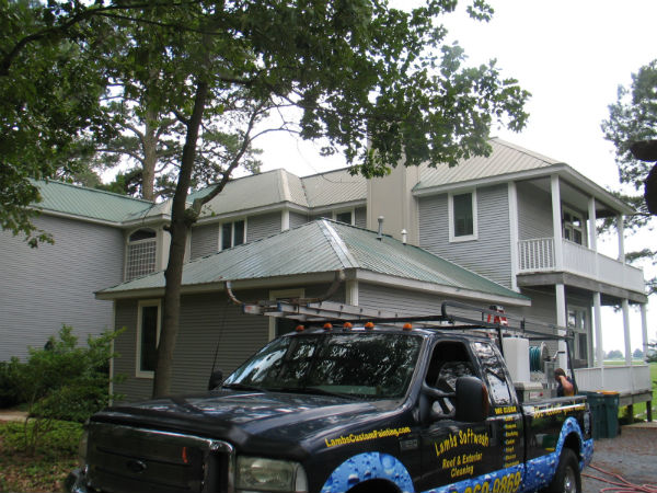 Roof restoration rehoboth beach yacht and country club before