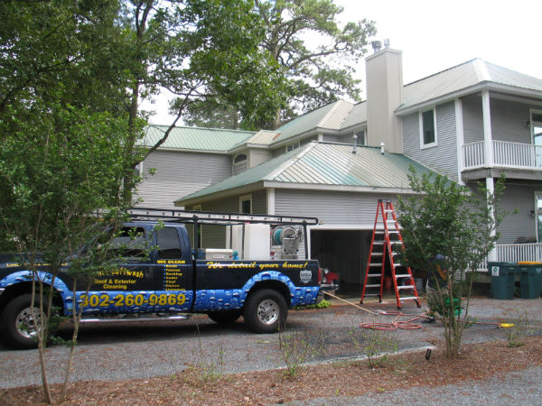 Roof restoration rehoboth beach yacht and country club before
