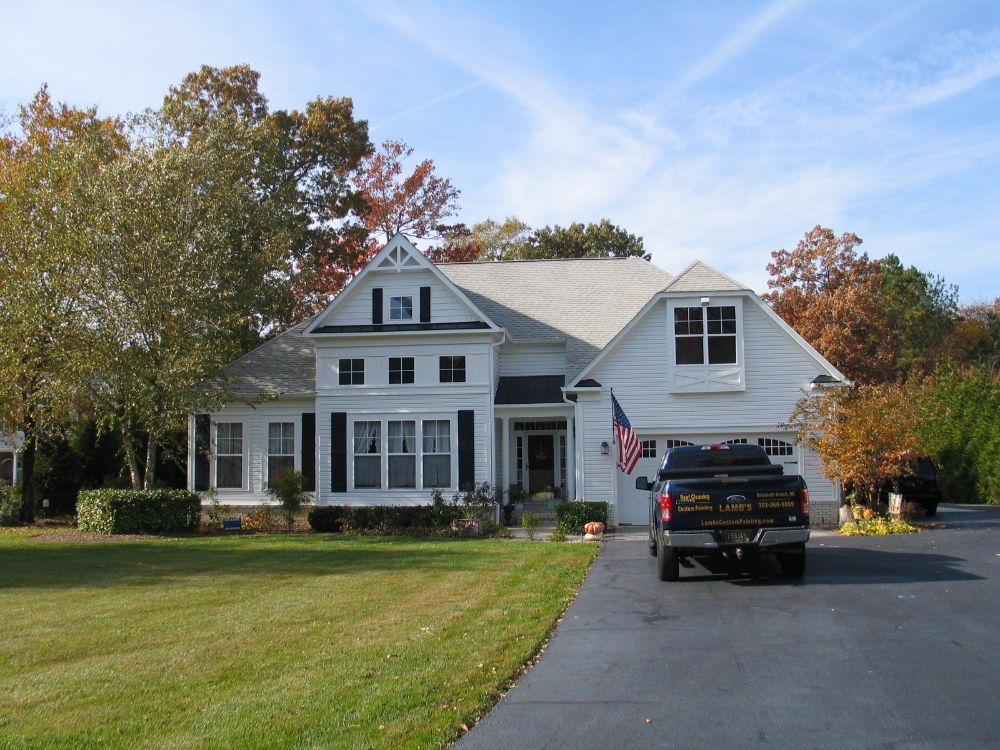 Major home transformation with paint in georgetown delaware